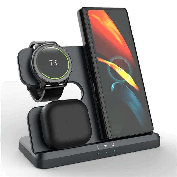 OEM - 3-in-1 Trådlös Laddare Samsung Galaxy - Buds - Watch
