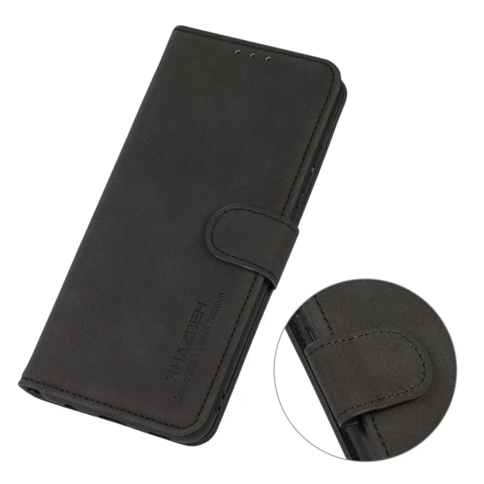 KHAZNEH - KHAZNEH iPhone 15 Pro Max Plånboksfodral - Svart