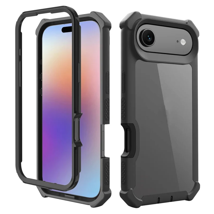 iPhone 17 Air Mobilskal TPU + PC Shockproof - Svart | 2353 | AlltMobil