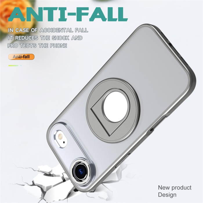 A-One Brand - iPhone 17 Air Mobilskal MagSafe Rotating Kickstand - Grå