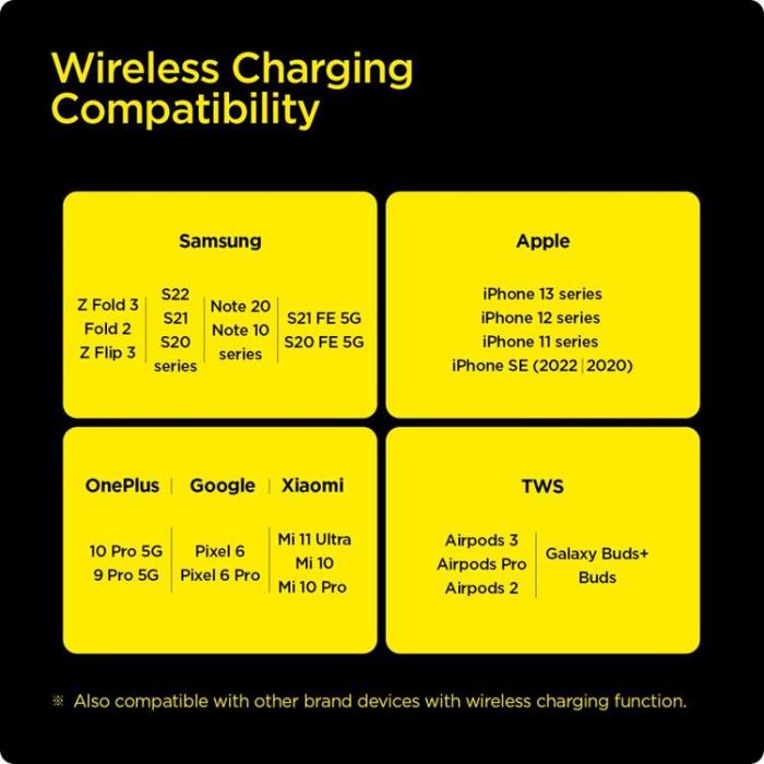 UTGATT - Spigen Trådlös Laddare 15W PF2104G - Svart