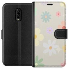 iSecrets - Plånboksfodral till OnePlus 6T med fejdande blommor