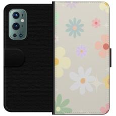 iSecrets - Plånboksfodral till OnePlus 9 Pro med fejdande blommor