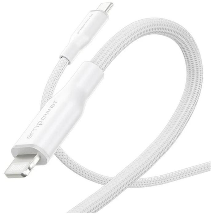 PanzerGlass - Empower by PanzerGlass USB-C till Lightning 60W Kabel 1.2m Racing - Vit