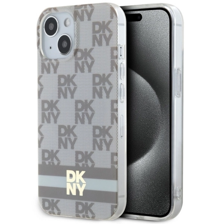 DKNY iPhone 15/14 Plus Mobilskal Magsafe IML Checkered Mono | 2353 | AlltMobil