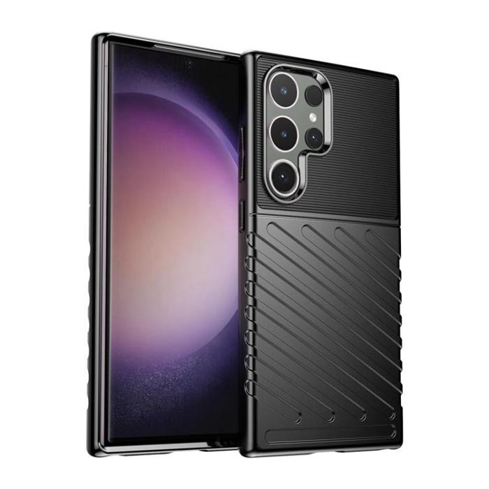 OEM - Galaxy S24 Ultra Mobilskal Thunder Armored - Svart