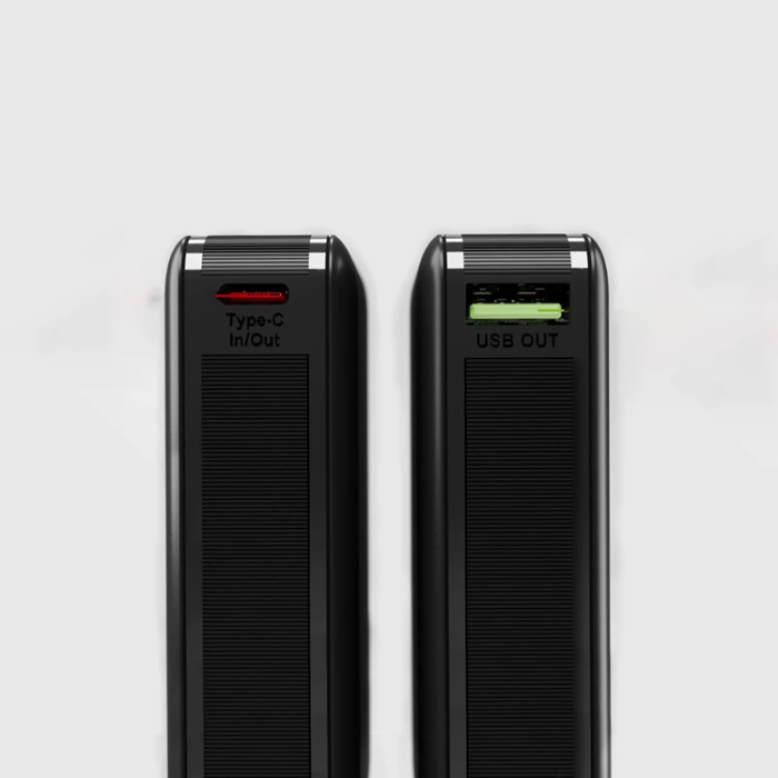SBS - SBS Powerbank 20000mAh 65W USB-C- USB-A PD AFC - Svart