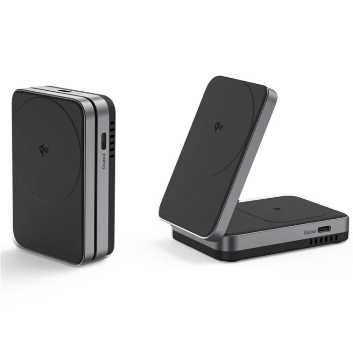 OEM - Qi2 MagSafe Trådlös Laddare iPhone, Airpods 15W YF-M29 - Svart