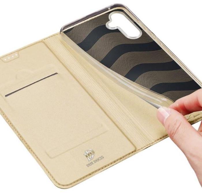 Dux Ducis - Dux Ducis Galaxy A34 5G Plånboksfodral Skin Series - Guld