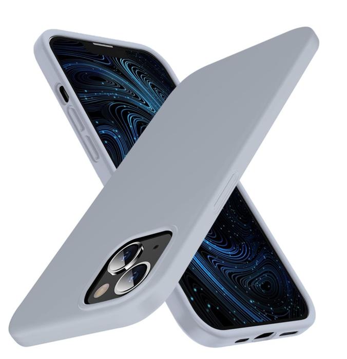 OEM - Liquid Silicone Skal iPhone 13 - Ljus Blå