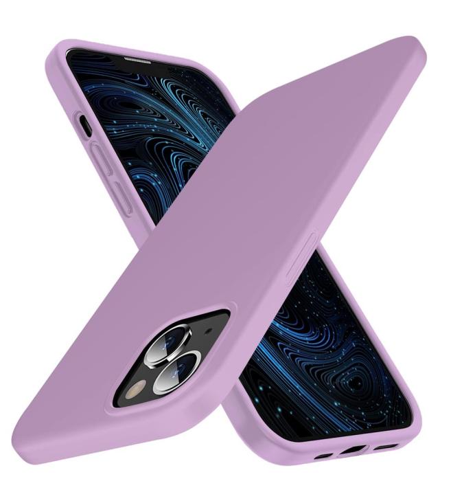 OEM - Liquid Silicone Skal iPhone 13 - Lila