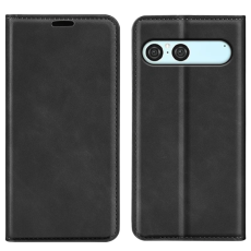A-One Brand - Sony Xperia 10 VII Plånboksfodral Skin Touch - Svart