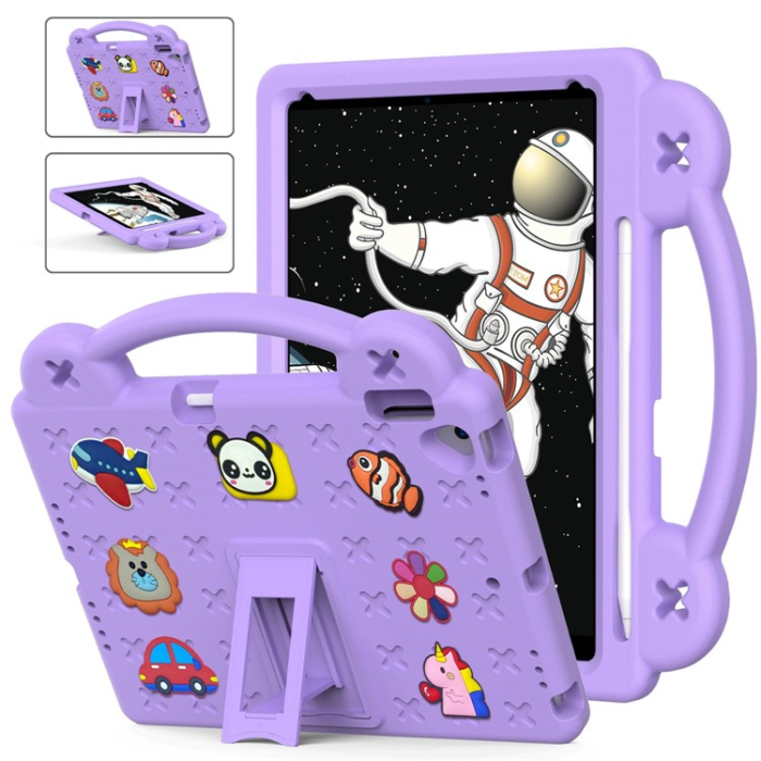 A-One Brand - iPad 10.2 (2021/2019/2020) Skal EVA Kickstand Shockproof - Lila