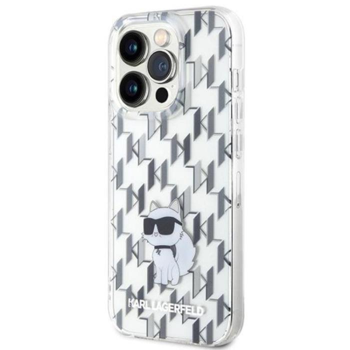 KARL LAGERFELD - Karl Lagerfeld iPhone 15 Pro Max Mobilskal Monogram Choupette