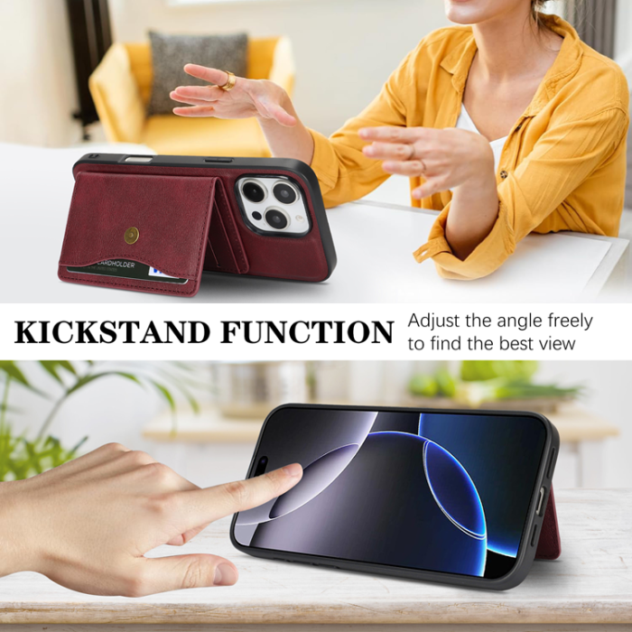 A-One Brand - iPhone 16 Pro Max Mobilskal MagSafe Detachable Korthållare