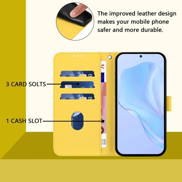 OEM - Samsung Galaxy S26 Ultra Fodral Konstläder Solid Color - Citron