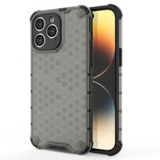 OEM - iPhone 14 Pro Skal Honeycomb Armored Hybrid - Svart
