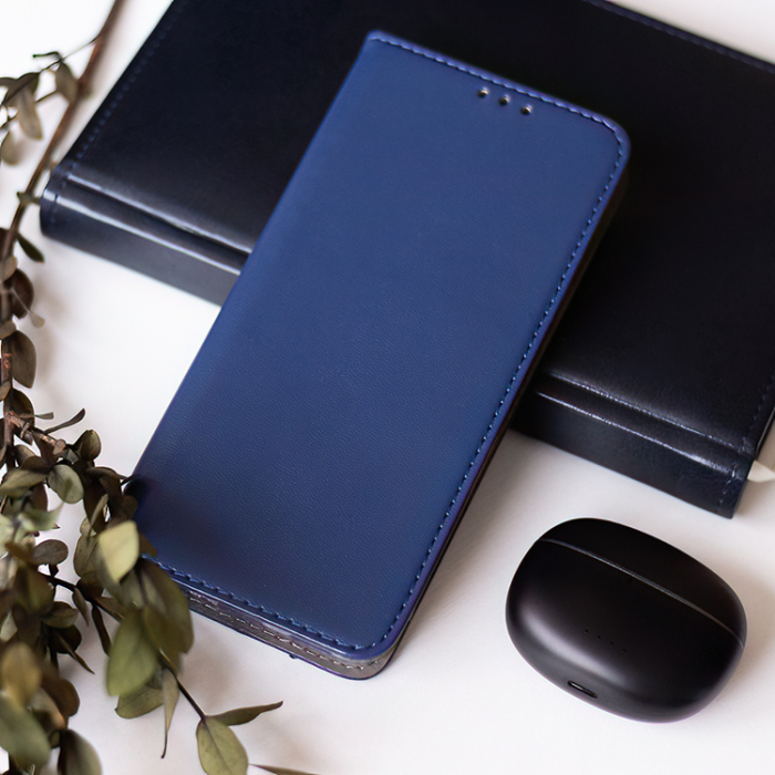 OEM - Xiaomi Redmi Note 14 4G Plånboksfodral Smart Magnetic - Marinblå