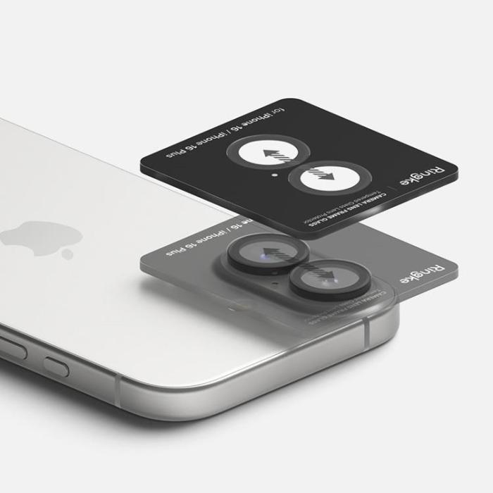 Ringke - Ringke [2-Pack] iPhone 16/16 Plus Kameralinsskydd Härdat Glas