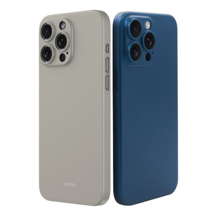 KZDOO - KZDOO iPhone 15 Pro Max Mobilskal Frosted Air Skin - Rosa