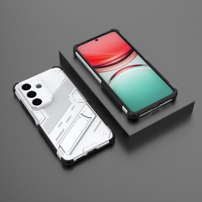 OEM - Mobilskal till Samsung Galaxy S26/S26 Pro Plast Stöttålig Med Ställ - Vit