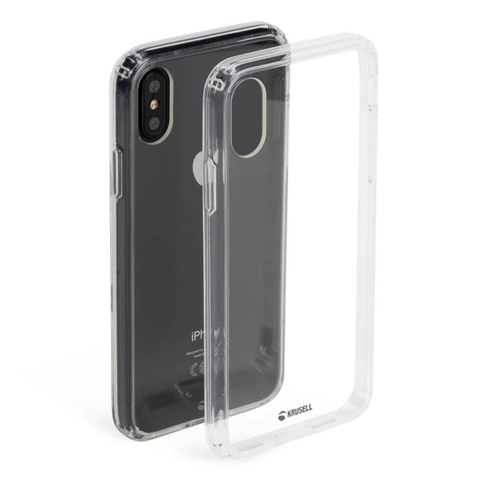 UTGATT5 - Krusell Kivik Cover iPhone X/Xs Transparent