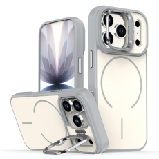 A-One Brand - iPhone 17 Pro Max Mobilskal MagSafe Skin-Touch Kickstand - Gr&aring;