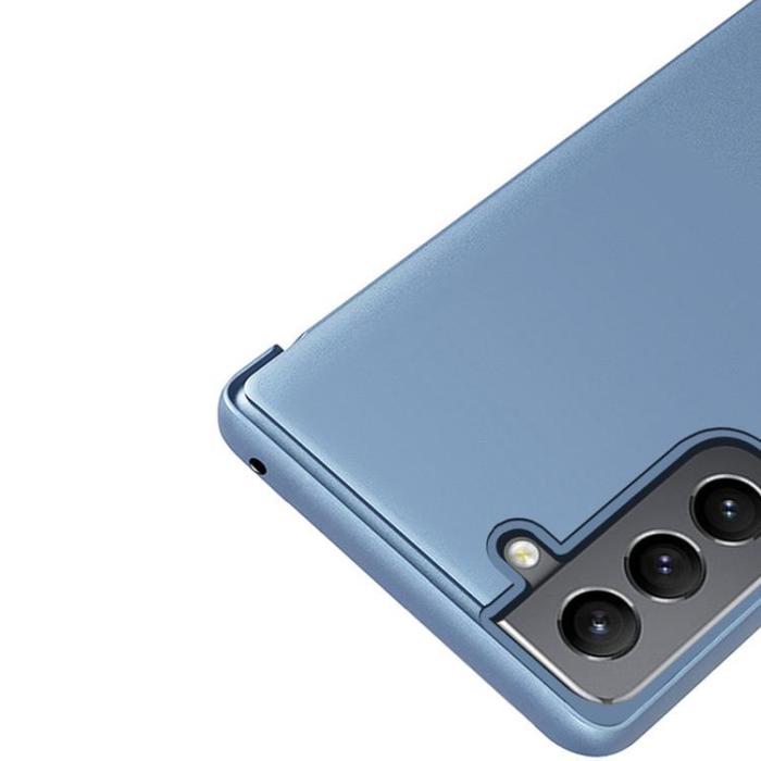OEM - Galaxy S22 Plus Fodral Clear View - Blå