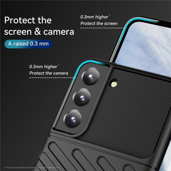 OEM - Galaxy S23 Plus Skal Thunder Twill - Svart