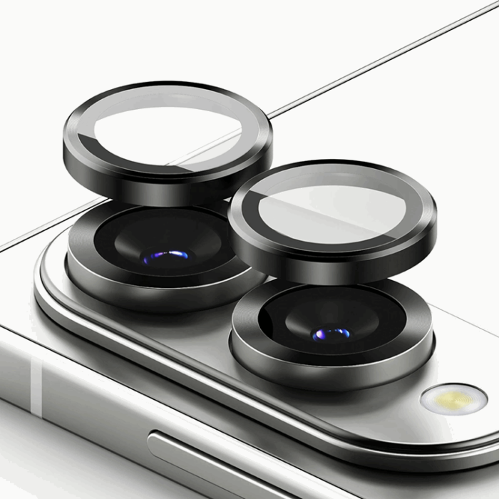 Ringke - Ringke Galaxy S25 Edge Härdat Glas Kameralinsskydd Ram