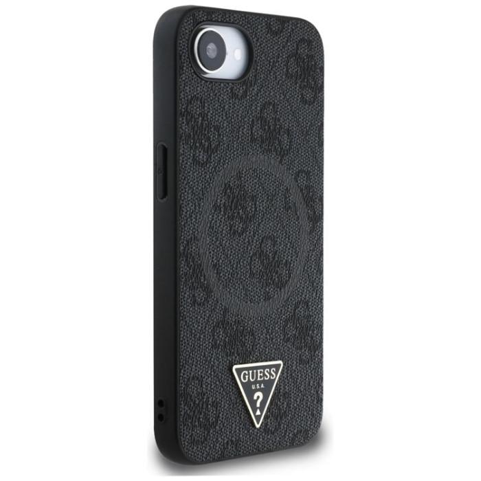 Guess - Guess iPhone 16e Mobilskal MagSafe 4G Ring Triangle Logo