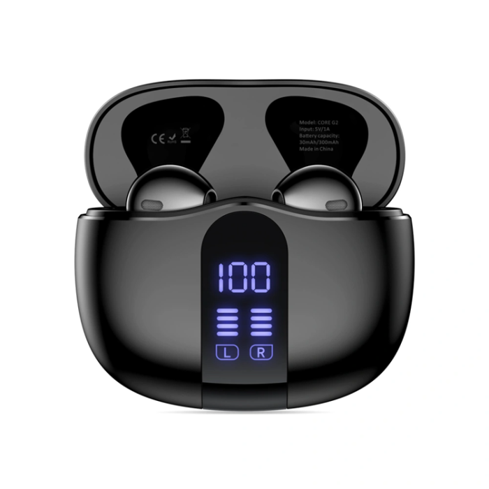 Tech-Protect - Tech-Protect Trådlös Hörlurar In-Ear Ultraboost Core G2 - Svart