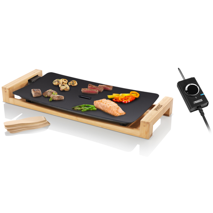 Princess - Princess Bordsgrill Table Chef Pure Black Bamboo 50X25