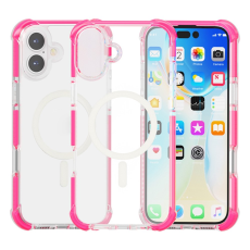 A-One Brand - iPhone 17 Mobilskal MagSafe Förstärkta Hörn Acrylic - Rosa