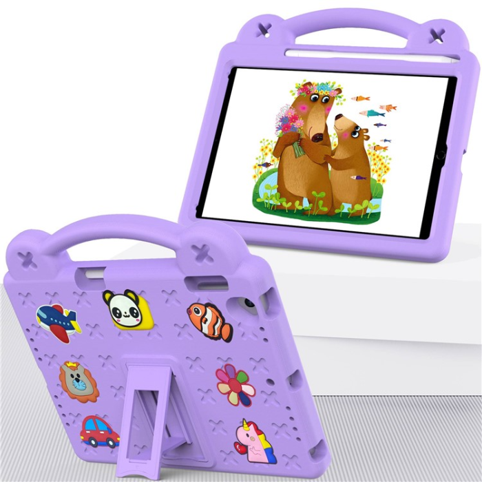 A-One Brand - iPad Air 2 (2014)/Air (2013) Skal EVA Kickstand Shockproof - Lila