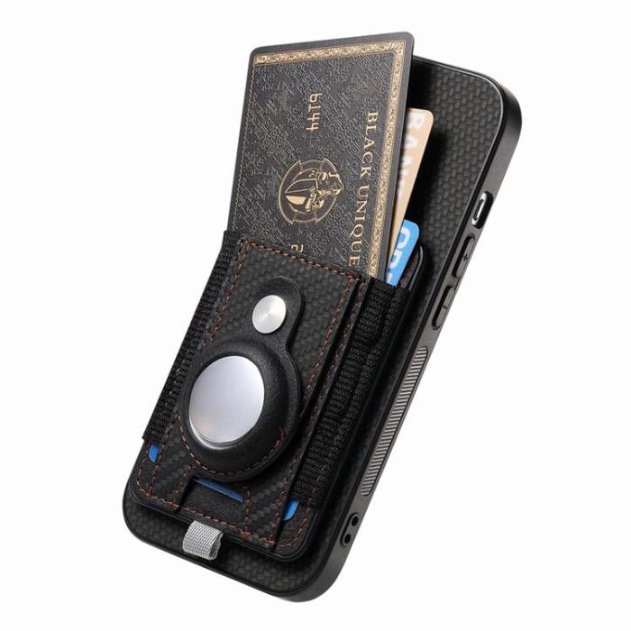 A-One Brand - iPhone 17 Pro Max Mobilskal Detachable korthållare - Svart