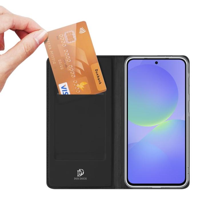 Dux Ducis - DUX DUCIS Samsung Galaxy A37 Fodral Konstläder Ställfunktion - Svart