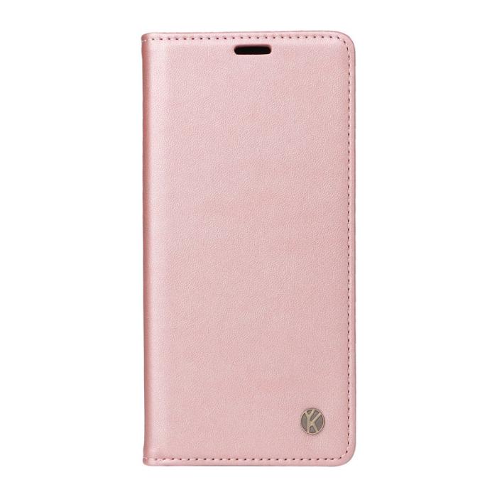 YIKATU - YIKATU Samsung Galaxy A37 Plånboksfodral Konstläder - Roséguld