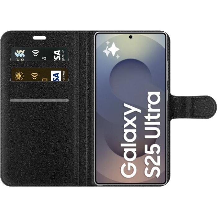 iSecrets - Plånboksfodral till Samsung Galaxy S25 Ultra med fejdande blommor