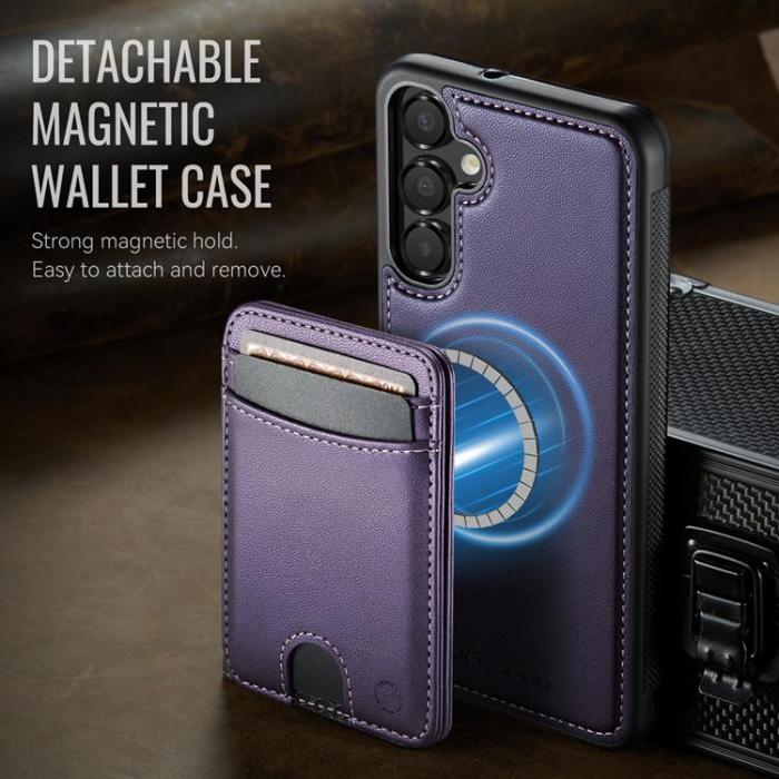 OEM - JEEHOOD Samsung Galaxy A15 5G Mobilskal Konstläder - Lila