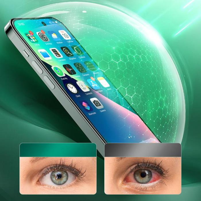 Joyroom - Joyroom iPhone 14 Pro Max Skärmskydd i Härdat glas Knight Green