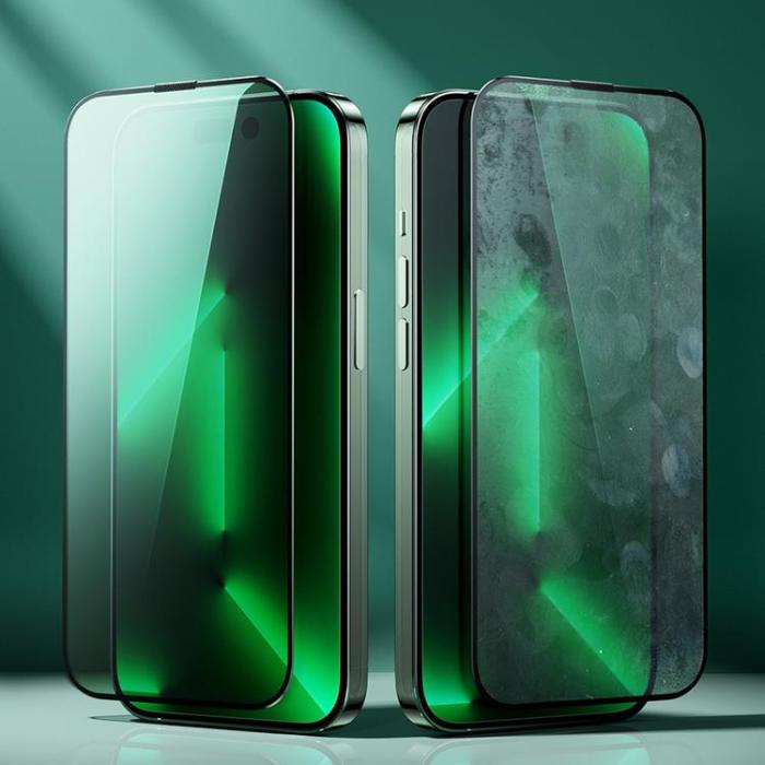 Joyroom - Joyroom iPhone 14 Pro Max Skärmskydd i Härdat glas Knight Green
