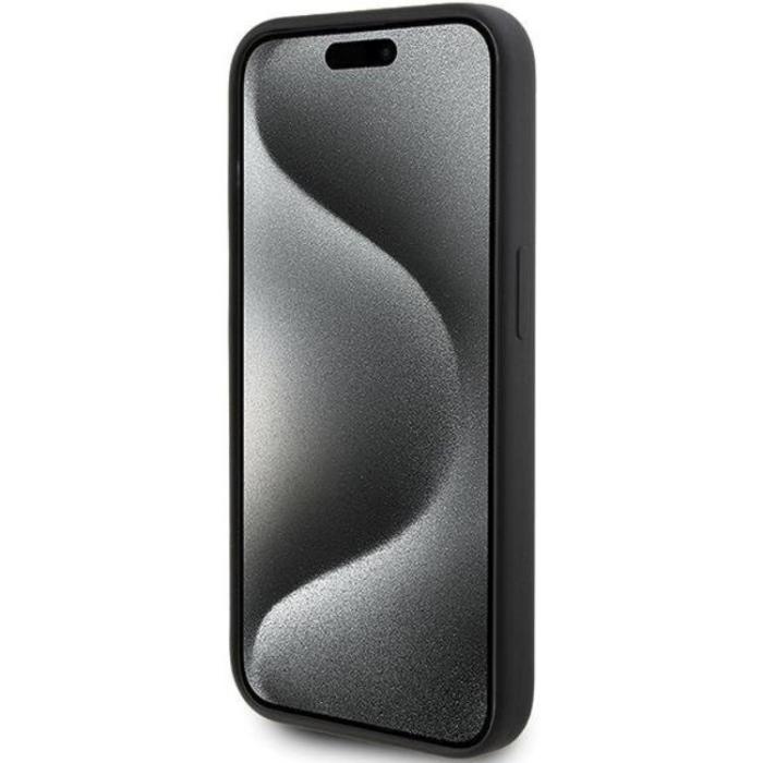KARL LAGERFELD - KARL LAGERFELD iPhone 15 Pro Mobilskal Silikon Karl Script - Svart