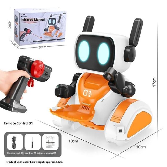 OEM - Ljusjagande RC-Robotleksak för Barn (6-8 år) Programmerbar 3888
