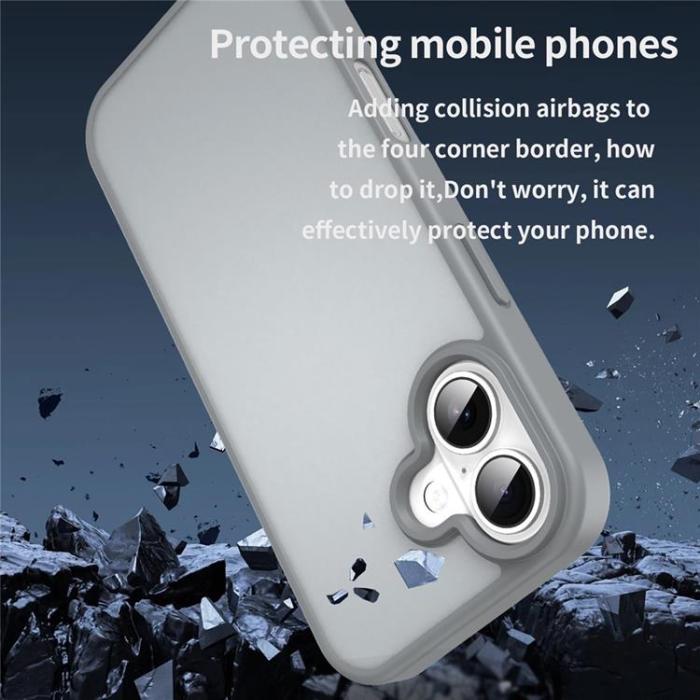 A-One Brand - iPhone 17 Mobilskal Skin Touch Matte - Silver