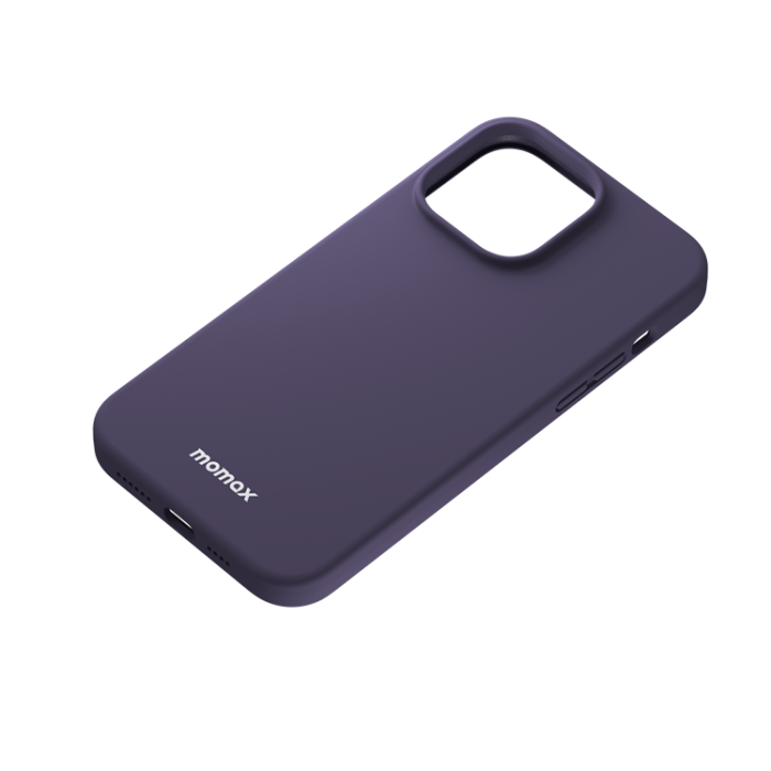MOMAX - MOMAX iPhone 14 Pro Skal Magsafe Liquid Silicone - Lila
