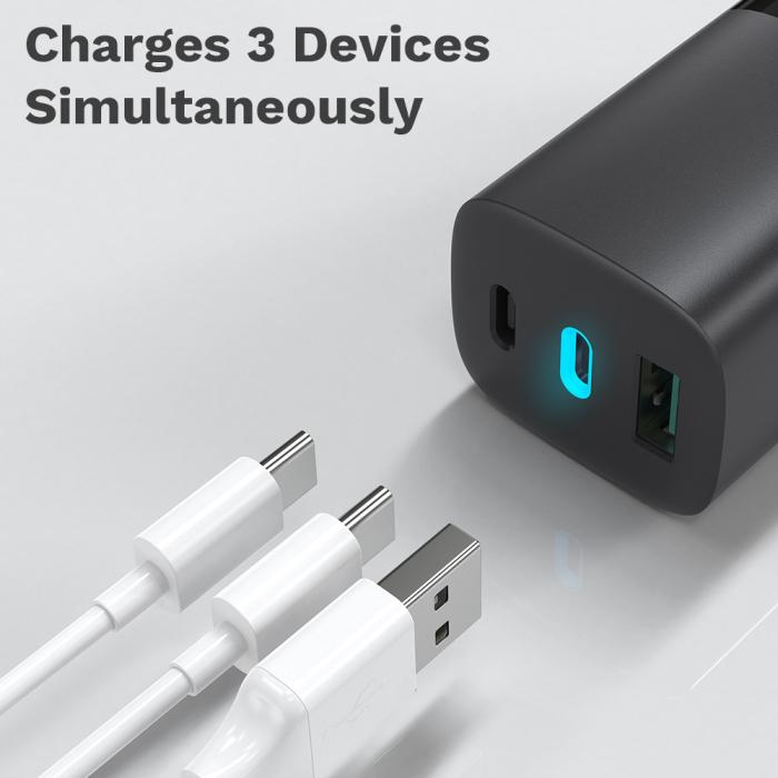 UTGATT1 - SiGN 65W Laddare, USB-C PD, Snabbladdning - Vit