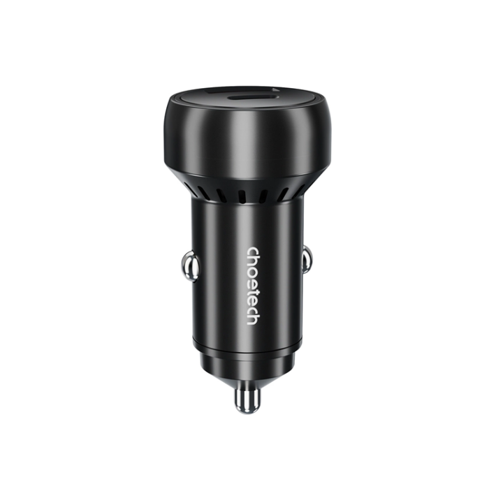 Choetech - Choetech Billaddare 60W USB-C USB-A - Svart