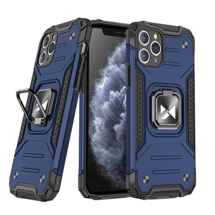UTGATT1 - Wozinsky Ring Armor Skal iPhone 11 Pro - Blå