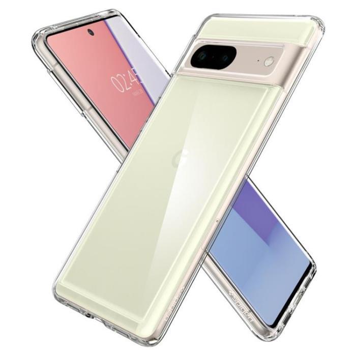 Spigen - Spigen Google Pixel 7 Skal Ultra Hybrid - Crystal Clear
